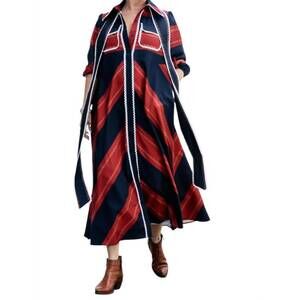 NEW BEULAHSTYLE rudy midi dress in red